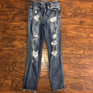 American Eagle ripped jeans